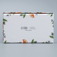 Набор подарочных коробок 10 в 1 &laquo;Новогодняя акварель&raquo;, 12 х 7 х 4 - 32.5 х 20 х 12.5 см, Новый год