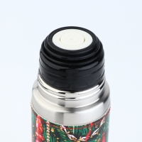 Термос в кожзаме "Новогоднее настроение", 500 мл