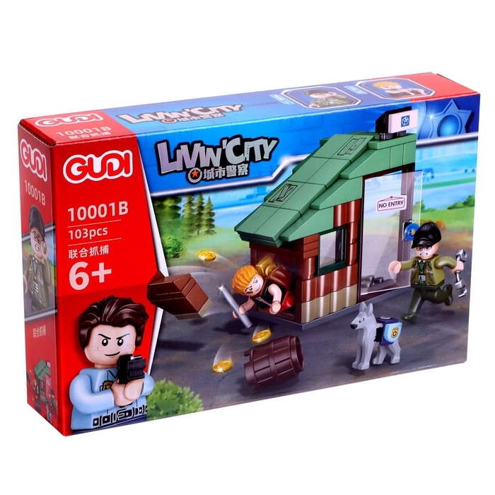 Конструктор &laquo;Полиция. Жулики&raquo;, цвет МИКС