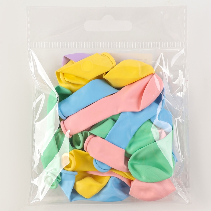 Шар латексный 5" &laquo;Пастельный&raquo;, набор 25 шт., МИКС