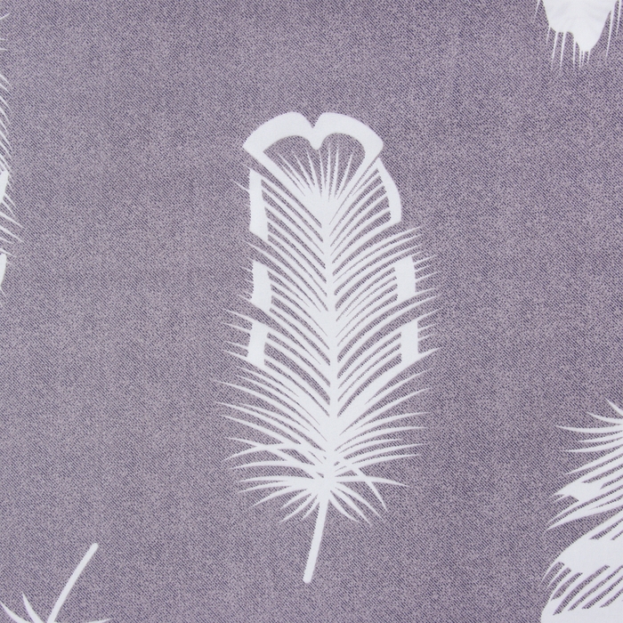 Постельное бельё Экономь и Я евро Feather 200*215см,200*215см,50*70см-2 шт, полисатин, 80 г/м&sup2;