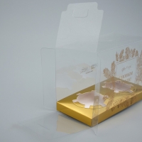 Коробка для капкейка &laquo;Верь в мечту&raquo;, золото, 8 х 16 х 11.5 см, Новый год