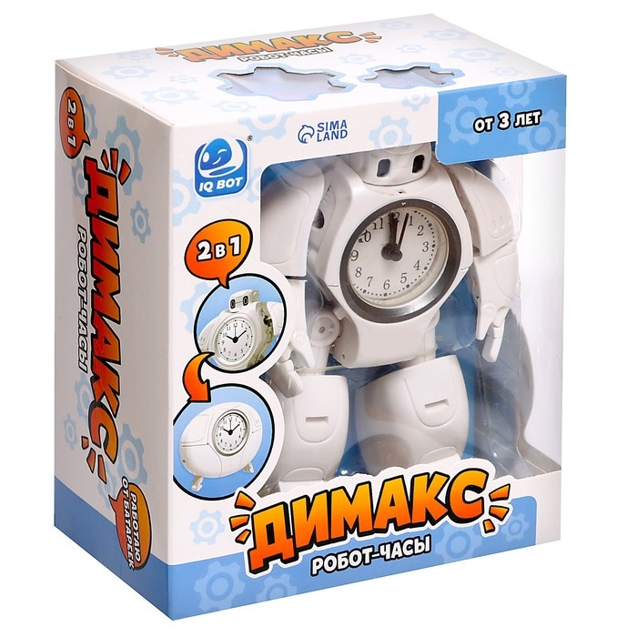 Робот «Будильник», трансформируется, звуковые эффекты, цвет белый Робот «Будильник», трансформируется, звуковые эффекты, цвет белый