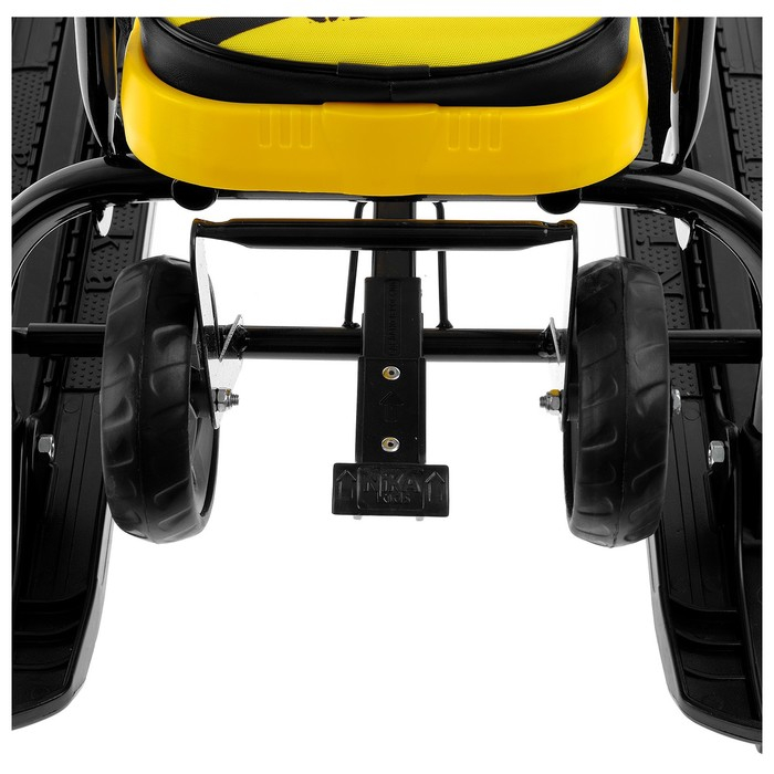 Снегокат с колёсами &laquo;Тимка спорт 6&raquo; Winter sport, ТС6/WS, с родительской ручкой, со спинкой и ремнём безопасности