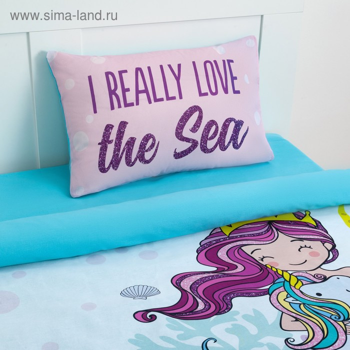 Постельное бельё &laquo;Этель&raquo; 1.5 сп Really mermaid 143*215 см, 150*214 см, 50*70 см -1 шт,100% хл, бязь