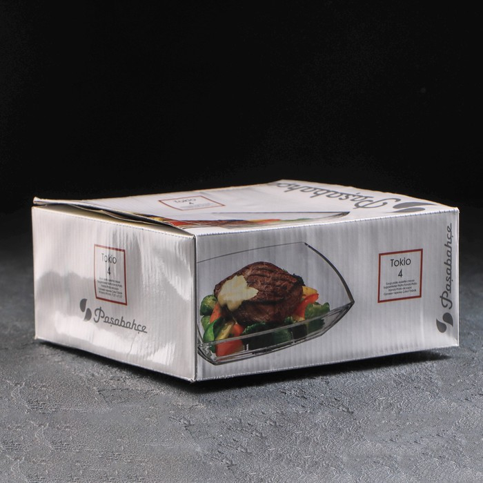 Набор глубоких тарелок стеклянный Tokio, 19,1&times;19,1 см, 4 шт