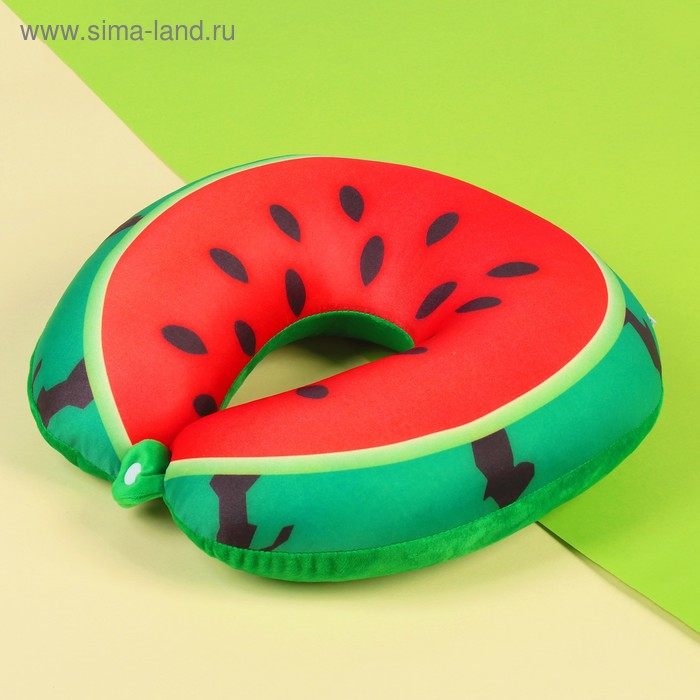 Подголовник-антистресс &laquo;Арбузик&raquo;, на застёжке