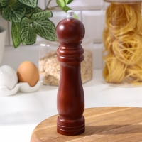 Мельница для специй Доляна, 21×4,5 см, металлический механизм, цвет тёмное дерево Мельница для специй Доляна, 21×4,5 см, металлический механизм, цвет тёмное дерево