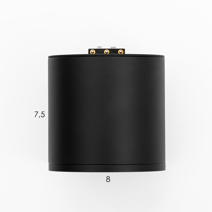 Светильник трековый SLIM Светильник трековый SLIM "Цилинр" LED 12Вт 3000K-6000К 48V CRI90 черный 8х8х7,5см