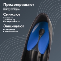 Подпяточники для обуви, на клеевой основе M р-р, пара, цвет синий Подпяточники для обуви, на клеевой основе M р-р, пара, цвет синий