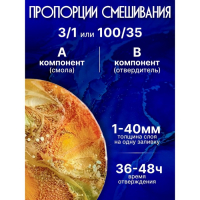 Ювелирная прозрачная смола &laquo;Epoxy Crystal PLUS&raquo;, 345 г