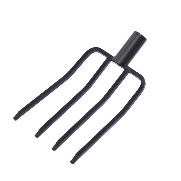 Вилы садово-огородные, 4-рогие, тулейка 40 мм, без черенка, цвет МИКС Вилы садово-огородные, 4-рогие, тулейка 40 мм, без черенка, цвет МИКС