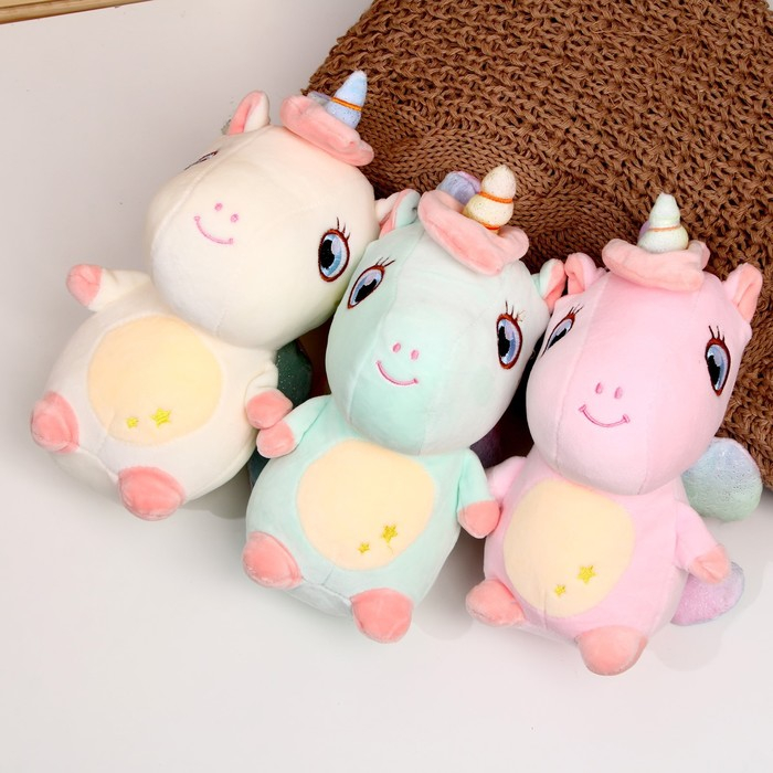 Мягкая игрушка &laquo;Единорог&raquo;, 23 см, цвета МИКС