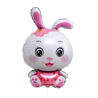 Шар фольгированный 32" &laquo;Милый зайка&raquo;, розовый