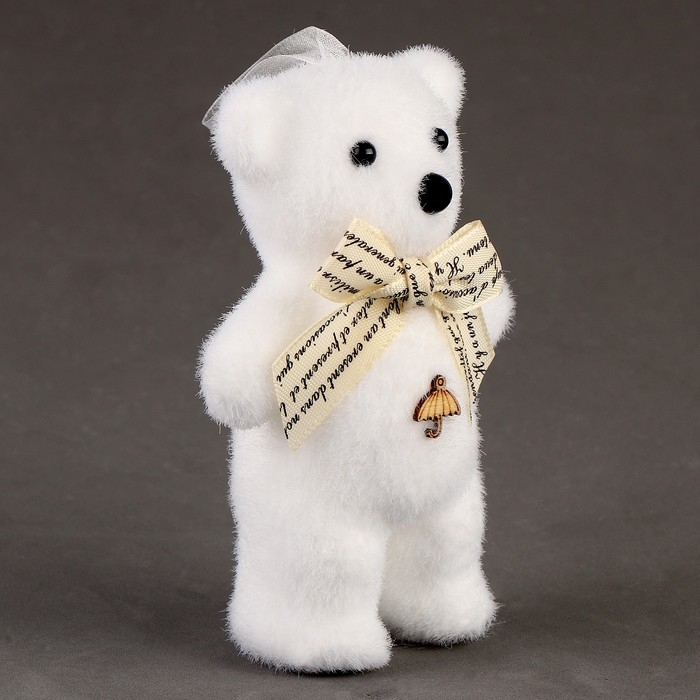 Игрушка из пенопласта &laquo;Мишки&raquo; с бантиком, 12 см