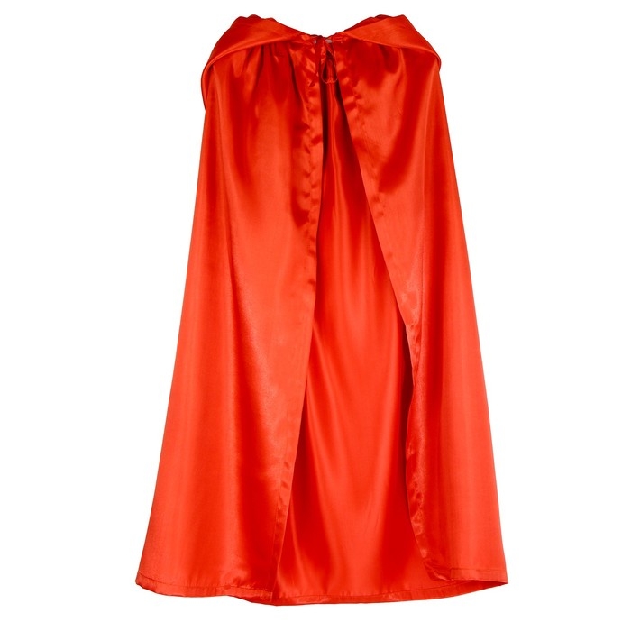 Карнавальный плащ детский, атлас, цвет терракотовый, длина 100 см