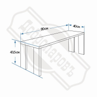 Лавка наличник, из липы, "Добропаровъ", 80×40×43,5см Лавка наличник, из липы, "Добропаровъ", 80×40×43,5см