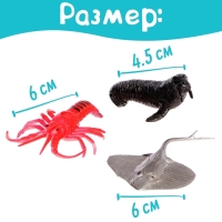 Игровой набор морских животных &laquo;Морской город&raquo;, в чемодане, 11 фигурок, световые и звуковые эффекты