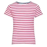 Футболка Miles Kids белая с красным, размер 04Y