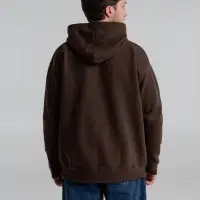 Толстовка с капюшоном Slam 320, темно-коричневая (шоколад), размер L Толстовка с капюшоном Slam 320, темно-коричневая (шоколад), размер L