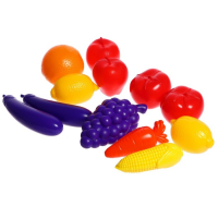 Набор «Овощи, фрукты», 12 штук, МИКС Набор «Овощи, фрукты», 12 штук, МИКС