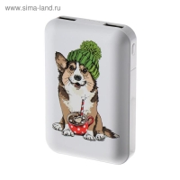 Внешний аккумулятор Ritmix RPB-10007, 10000 мАч, 2хUSB, 2.1 А, корги Внешний аккумулятор Ritmix RPB-10007, 10000 мАч, 2хUSB, 2.1 А, корги