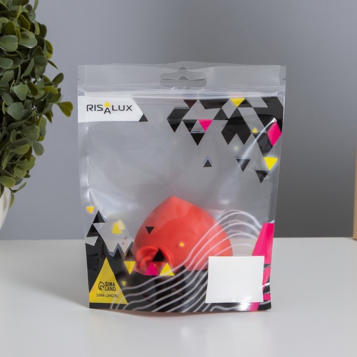 Ночник Сердце с цветочком LED красный 3,2х6х6,5 см