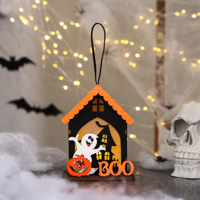 Декор с подсветокй &laquo;Дом ужасов&raquo;, 6 &times; 9 &times; 12,5 см