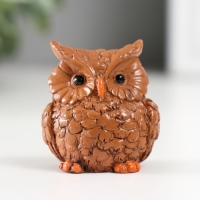 Сувенир полистоун "Коричневая сова" МИКС 3х4х4,3 см