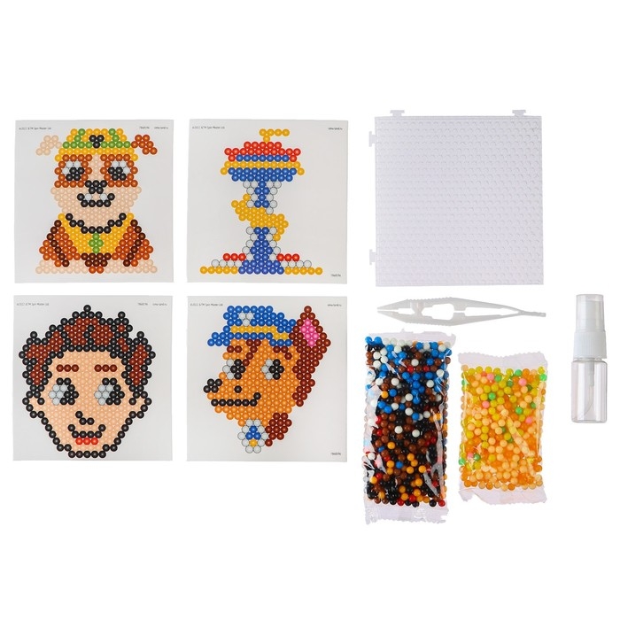 Аквамозаика &laquo;Щенячий патруль: Команда&raquo;, 4 фигурки, 300 шариков