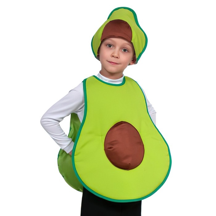 Карнавальный костюм «Авокадо», рост 98-122 см, 3-7 лет Карнавальный костюм «Авокадо», рост 98-122 см, 3-7 лет