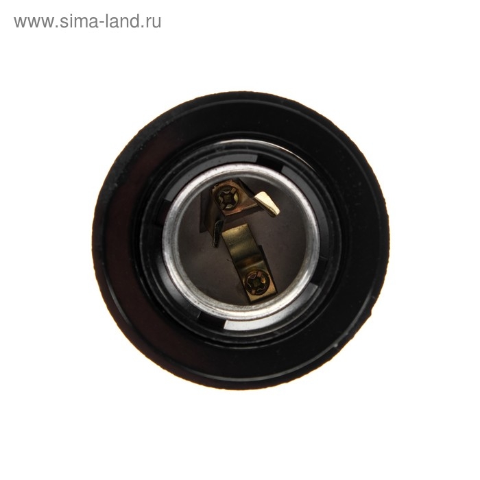 Патрон электрический IN HOME Е27Н12РП-01, Е27, карболитовый, с прижимным кольцом Патрон электрический IN HOME Е27Н12РП-01, Е27, карболитовый, с прижимным кольцом