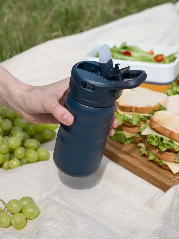 Термобутылка Fujisan 2.0 без логотипа, темно-синяя Термобутылка Fujisan 2.0 без логотипа, темно-синяя