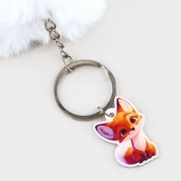 Брелок для ключей пушистик, детский «Милый пушистик», 9 х 10 см Брелок для ключей пушистик, детский «Милый пушистик», 9 х 10 см