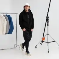 Анорак унисекс Oblako, черный, размер M/L