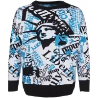 Свитер оверсайз на заказ Tricksy Net, акрил, размер S/M Свитер оверсайз на заказ Tricksy Net, акрил, размер S/M