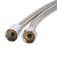 Душевой шланг ZEIN Z28PS, 200 см, цинковые гайки 1/2", латунная втулка, нержавеющая сталь Душевой шланг ZEIN Z28PS, 200 см, цинковые гайки 1/2", латунная втулка, нержавеющая сталь
