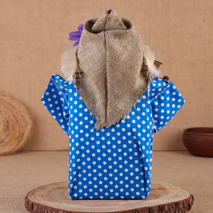 Оберег-домовой "Домовой  с самоваром и подковой" МИКС