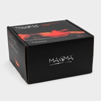 Сковорода-тажин чугунная 28&times;20 см, эмалированное покрытие, цвет красный