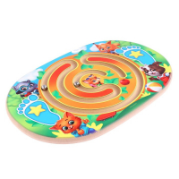 Балансир детский &laquo;Зверята&raquo;, с лабиринтом