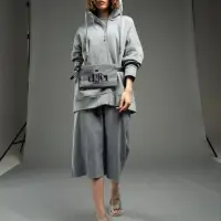 Поясная сумка W2, серая