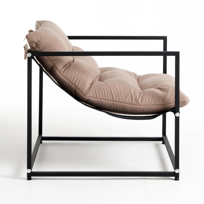 Стул "Дублин" разборный, Черный кофейный