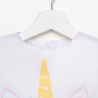 Платье детское "Единорог" KAFTAN, р. 34 (122-128 см)