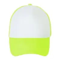 Бейсболка Bubble, желтый неон с белым