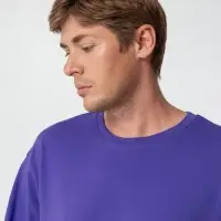 Футболка унисекс оверсайз Street Vibes, фиолетовая, размер XL/XXL Футболка унисекс оверсайз Street Vibes, фиолетовая, размер XL/XXL