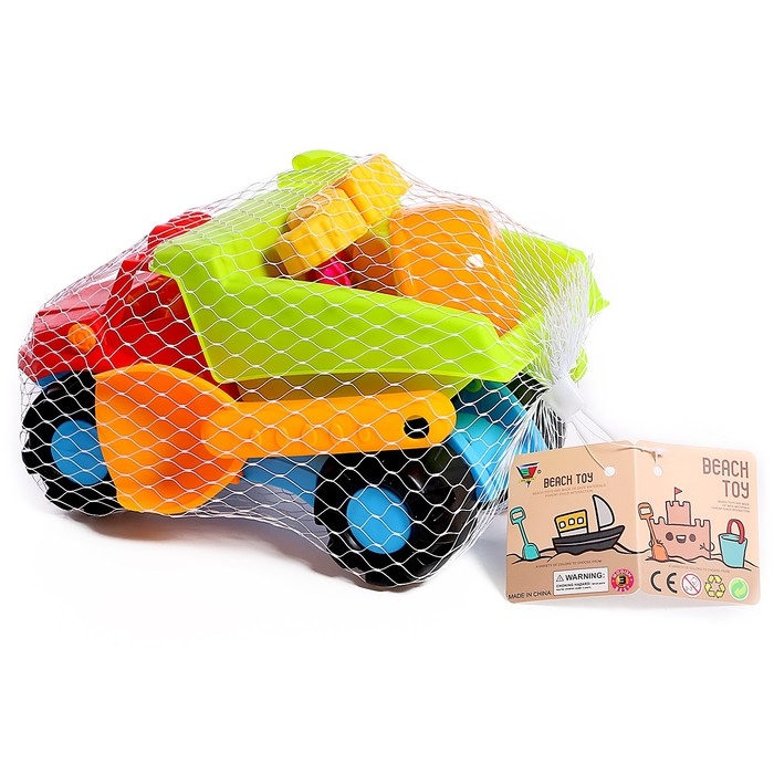 Песочный набор &laquo;Супергрузовик&raquo;, 6 предметов, цвета МИКС