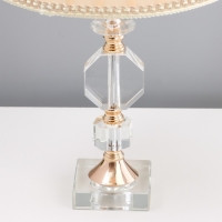 Настольная лампа "Жаклин" Е27 40Вт золото 30х30х49 см RISALUX