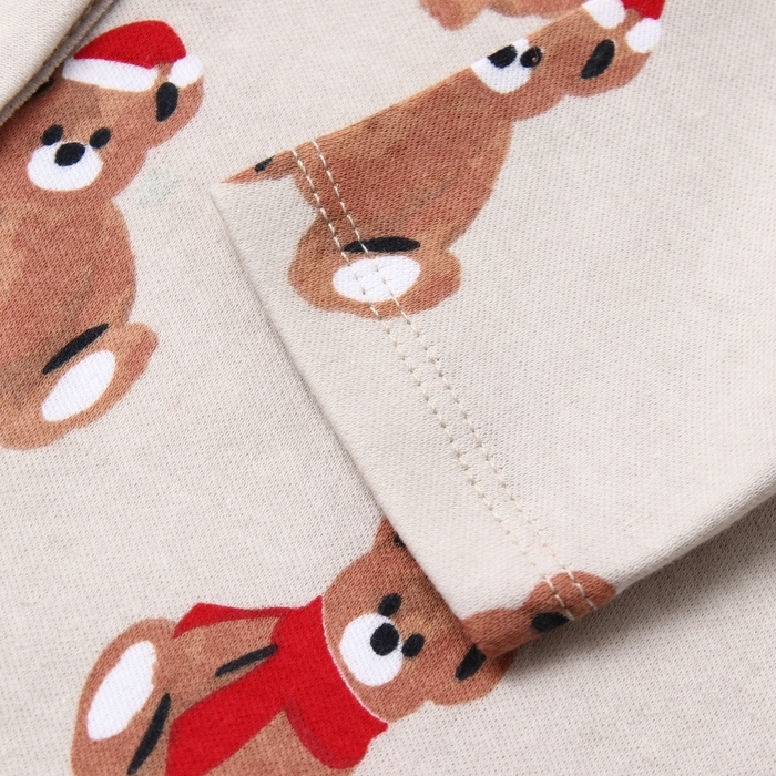 Боди с дл. рукавом Крошка Я "Новогодние медвежата", рост 80-86 см