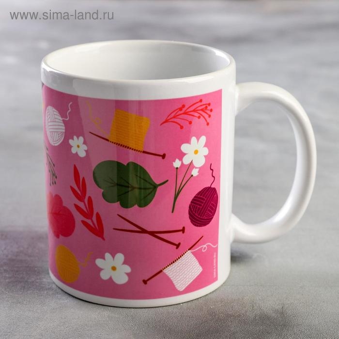 Кружка сублимация Кружка сублимация "Самая заботливая бабушка" 320 мл, с нанесением