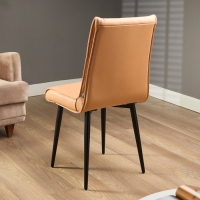 Стул Сенатор, кожа коричневая